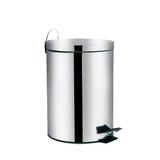 Lixeira 5L Agata Pedal Inox - Mor