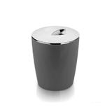 Lixeira 5L de plástico chumbo Cromo Vitra OU
