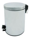Lixeira Aço Inox 5 Litros Com Pedal E Cesto Removível - Babyhome