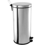 Lixeira Aço Inox Com Pedal E Balde 30l 3040205 Brinox