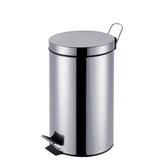 Lixeira aço inox com pedal e balde removível 12 litros - mor