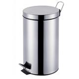 Lixeira AÇO INOX com Pedal e Balde Removivel 5 Litros MOR