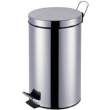 Lixeira Agata Inox com Pedal e Cesto 5 Litros MOR