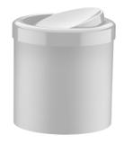 Lixeira Basculante 5 Litros Branca - FT1215 - Future