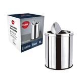 Lixeira basculante em aço Inox 8L - Clink
