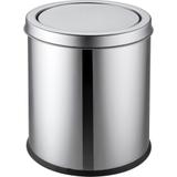 Lixeira Basculante Inox Brilho 5L - A/CASA