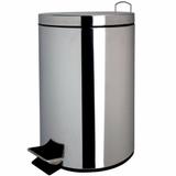 Lixeira Casambiente em Aço Inox 3 Litros com Tampa e Pedal M