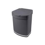Lixeira Cinza Chumbo 2,5 Litros - Future