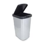 Lixeira Click 10 Litros Automática Plastico Label Inox - Arq