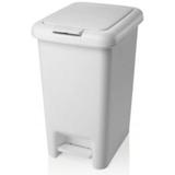 Lixeira Click e Pedal 20 Litros Branca - Ou