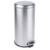 Lixeira com Pedal 30L CLeanHome Aço Escovado