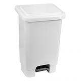Lixeira com Pedal 50 Litros LP50 Branco/Preto Astra Branco/Preto