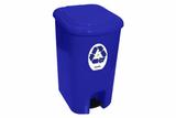 Lixeira com Pedal Coleta Seletiva Papel 50 Litros - Só Lixeiras