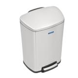 Lixeira com Pedal tipo D 45L Tramontina Inox