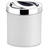 Lixeira com Tampa Basculante 5,4 Litros Branca Brinox