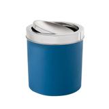 Lixeira com Tampa Basculante Inox 5,4 Litros Azul - Brinox