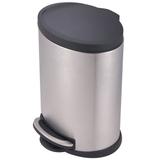 Lixeira Com Tampa Pp 5 Litros Onix Em Aço Inox 8230 Mor