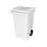 Lixeira Container 120 litros com Pedal e Roda Branca - Jsn