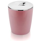 Lixeira Cromo Vitra Cozinha Banheiro 5L Rosa - Ou