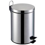 Lixeira De Aço Inox Redonda 12 Litros Tssaper