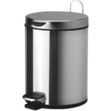 Lixeira de inox com pedal 05 litros - Comercial gomes