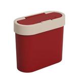 Lixeira De Pia 2,8L Flat Vermelho - Coza