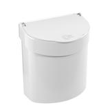 Lixeira de Pia Glass 2,7 Litros Branco Coza - Brinox