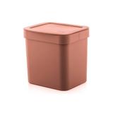 Lixeira de Pia Trium 16,6x14,6cm Terracota - Martiplast