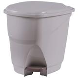 Lixeira Ecológica de Plástico com Pedal 16L 31X31X34cm Argila Astra LP1*ARG-TRC