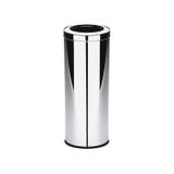 Lixeira em Aço Inox 16L Aberta 16l Martinazzo Cinza