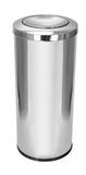 Lixeira em Aço Inox 30x70cm com Tampa Meia Esfera - Jsn