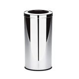 Lixeira em Aço Inox 9,1L Aberta 9.1l Martinazzo Cinza