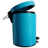 Lixeira em aco inox colorida 5 litros - niazitex