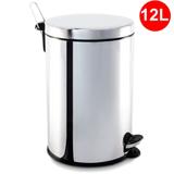 Lixeira em Aço Inox com Pedal e Balde 12 Litros - Brinox