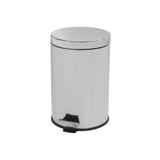 Lixeira em Inox com Pedal 5 Litros Cromada - Importado
