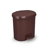 Lixeira Estilo Rattan 6L para Cozinha e Banheiro Nitron