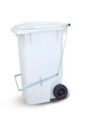Lixeira Gari 240 Litros com Roda de 200mm e Pedal Bralimpia