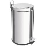 Lixeira inox 12 litros com pedal e balde interno Tramontina 94538112