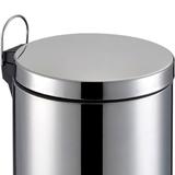 Lixeira Inox 12L c/ Pedal p/ Casa Cozinha Gourmet Escritório - Clink
