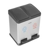 Lixeira Inox 15L c/ Pedal Dup. Ret. 94538/230 Tramontina