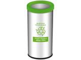 Lixeira Inox 40,5L Brinox - Decorline