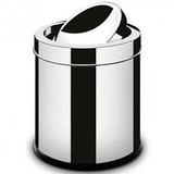 Lixeira Inox 5L Basculante Brilho Intenso - Viel