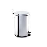 Lixeira inox c/pedal e balde 20l Cód. 6672 - Brinox metelúrgica ltda