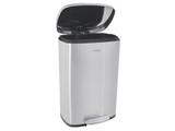 Lixeira inox com pedal tipo d new 50l tramontina