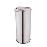 Lixeira Inox Com Tampa Flip-TopInox (Basculante) 50 Litros Largo - Aldinox
