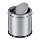 Lixeira Inox Euro Home com Tampa Basculante Capacidade 3L Design
