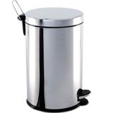 Lixeira Inox Pedal E Balde 5 Litros Lixeira Para Banheiro - Brinox