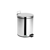 Lixeira Inox Pedal Redonda 5,5 L PUROINOX - Unidade
