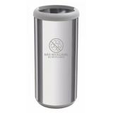 Lixeira Inox sem Tampa 40L Tramontina Cinza