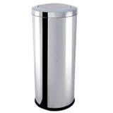 Lixeira Inox Tampa Basculante 28,17 litros - Ø 25 x 60 cm - Brinox